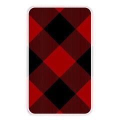 Black And Dark Red Plaids Memory Card Reader (rectangular) by ConteMonfrey