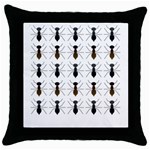 Ants Insect Pattern Cartoon Ant Animal Throw Pillow Case (Black) Front