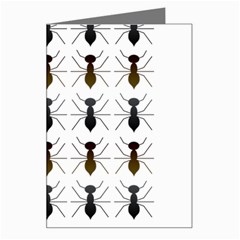 Ants Insect Pattern Cartoon Ant Animal Greeting Card by Ravend