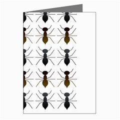 Ants Insect Pattern Cartoon Ant Animal Greeting Cards (pkg Of 8) by Ravend