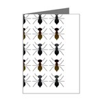 Ants Insect Pattern Cartoon Ant Animal Mini Greeting Card Left