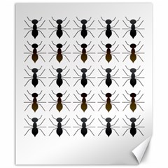 Ants Insect Pattern Cartoon Ant Animal Canvas 20  X 24  by Ravend