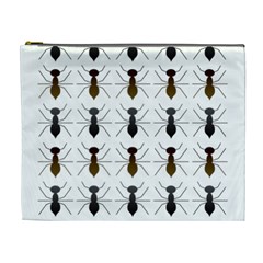 Ants Insect Pattern Cartoon Ant Animal Cosmetic Bag (xl) by Ravend