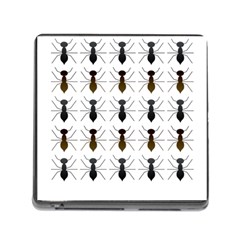 Ants Insect Pattern Cartoon Ant Animal Memory Card Reader (square 5 Slot) by Ravend