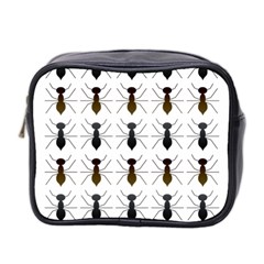 Ants Insect Pattern Cartoon Ant Animal Mini Toiletries Bag (two Sides) by Ravend