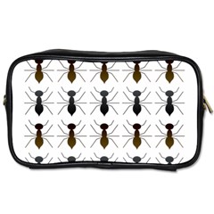 Ants Insect Pattern Cartoon Ant Animal Toiletries Bag (two Sides) by Ravend