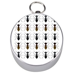 Ants Insect Pattern Cartoon Ant Animal Silver Compasses by Ravend