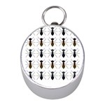 Ants Insect Pattern Cartoon Ant Animal Mini Silver Compasses Front