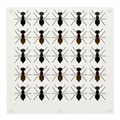 Ants Insect Pattern Cartoon Ant Animal Banner And Sign 4  X 4  by Ravend