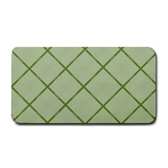 Discreet Green Plaids Medium Bar Mat by ConteMonfrey