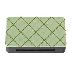 Discreet Green Plaids Memory Card Reader With Cf by ConteMonfrey