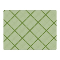 Discreet Green Plaids Double Sided Flano Blanket (mini)  by ConteMonfrey