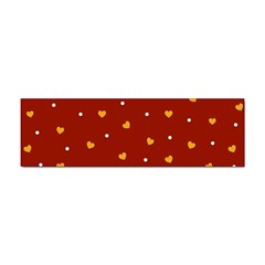 Red Yellow Love Heart Valentine Sticker Bumper (10 Pack)