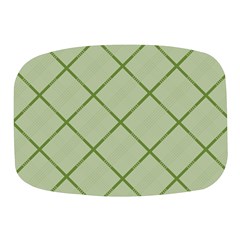 Discreet Green Plaids Mini Square Pill Box by ConteMonfrey