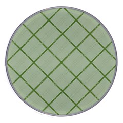 Discreet Green Plaids Wireless Charger by ConteMonfrey