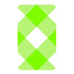 Neon Green And White Plaids Memory Card Reader (rectangular) by ConteMonfrey