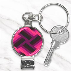 Background Pattern Texture Design Nail Clippers Key Chain