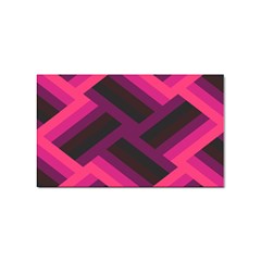 Background Pattern Texture Design Sticker (rectangular)