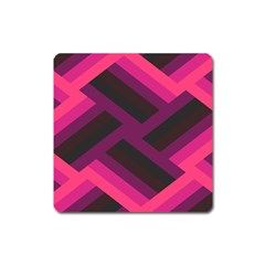 Background Pattern Texture Design Square Magnet by Ravend