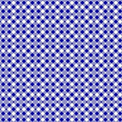 Blue Small Diagonal Plaids   Play Mat (rectangle) by ConteMonfrey