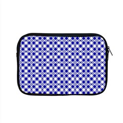 Blue Small Diagonal Plaids   Apple Macbook Pro 15  Zipper Case by ConteMonfrey