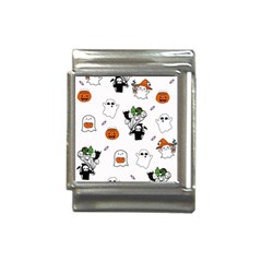 Halloween Jack O Lantern Vector Italian Charm (13mm) by Ravend