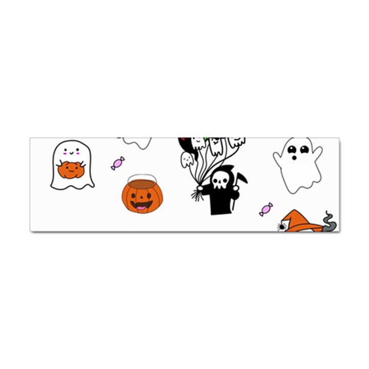 Halloween Jack O Lantern Vector Sticker (Bumper)