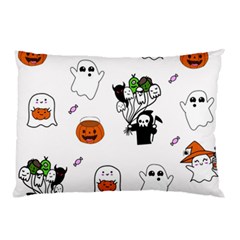 Halloween Jack O Lantern Vector Pillow Case (two Sides) by Ravend