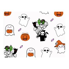 Halloween Jack O Lantern Vector Double Sided Flano Blanket (mini)  by Ravend