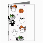 Halloween Jack O Lantern Vector Greeting Cards (Pkg of 8) Left