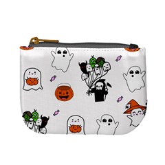 Halloween Jack O Lantern Vector Mini Coin Purse by Ravend