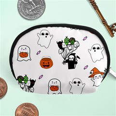 Halloween Jack O Lantern Vector Accessory Pouch (medium) by Ravend