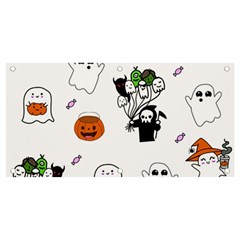 Halloween Jack O Lantern Vector Banner And Sign 4  X 2 