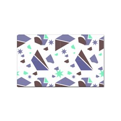 Seamless Pattern Geometric Texture Sticker Rectangular (10 Pack)