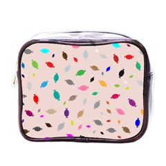 Bottle Pattern Water Flat Mini Toiletries Bag (one Side) by Ravend