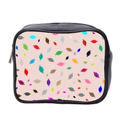 Bottle Pattern Water Flat Mini Toiletries Bag (Two Sides)