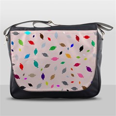 Bottle Pattern Water Flat Messenger Bag