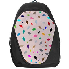 Bottle Pattern Water Flat Backpack Bag