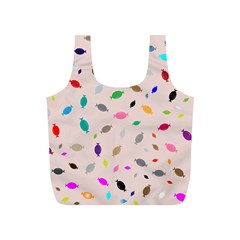 Bottle Pattern Water Flat Full Print Recycle Bag (S)