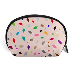 Bottle Pattern Water Flat Accessory Pouch (Large)