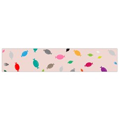 Bottle Pattern Water Flat Small Flano Scarf