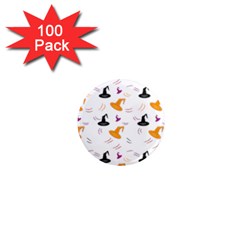 Witch Hat Witch Magic Halloween 1  Mini Magnets (100 pack) 