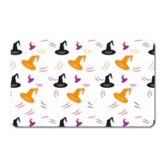 Witch Hat Witch Magic Halloween Magnet (rectangular) by Ravend