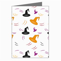 Witch Hat Witch Magic Halloween Greeting Card by Ravend