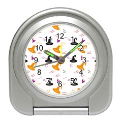 Witch Hat Witch Magic Halloween Travel Alarm Clock by Ravend