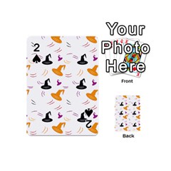 Witch Hat Witch Magic Halloween Playing Cards 54 Designs (mini) by Ravend