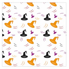 Witch Hat Witch Magic Halloween Square Satin Scarf (36  x 36 )