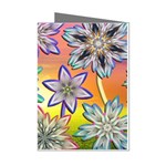 Flower Nature Garden Bloom Flora Mini Greeting Cards (Pkg of 8) Left