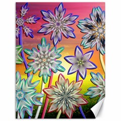 Flower Nature Garden Bloom Flora Canvas 18  X 24  by Ravend