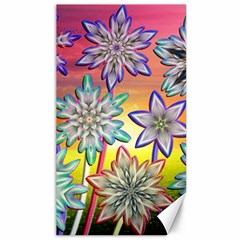 Flower Nature Garden Bloom Flora Canvas 40  X 72  by Ravend